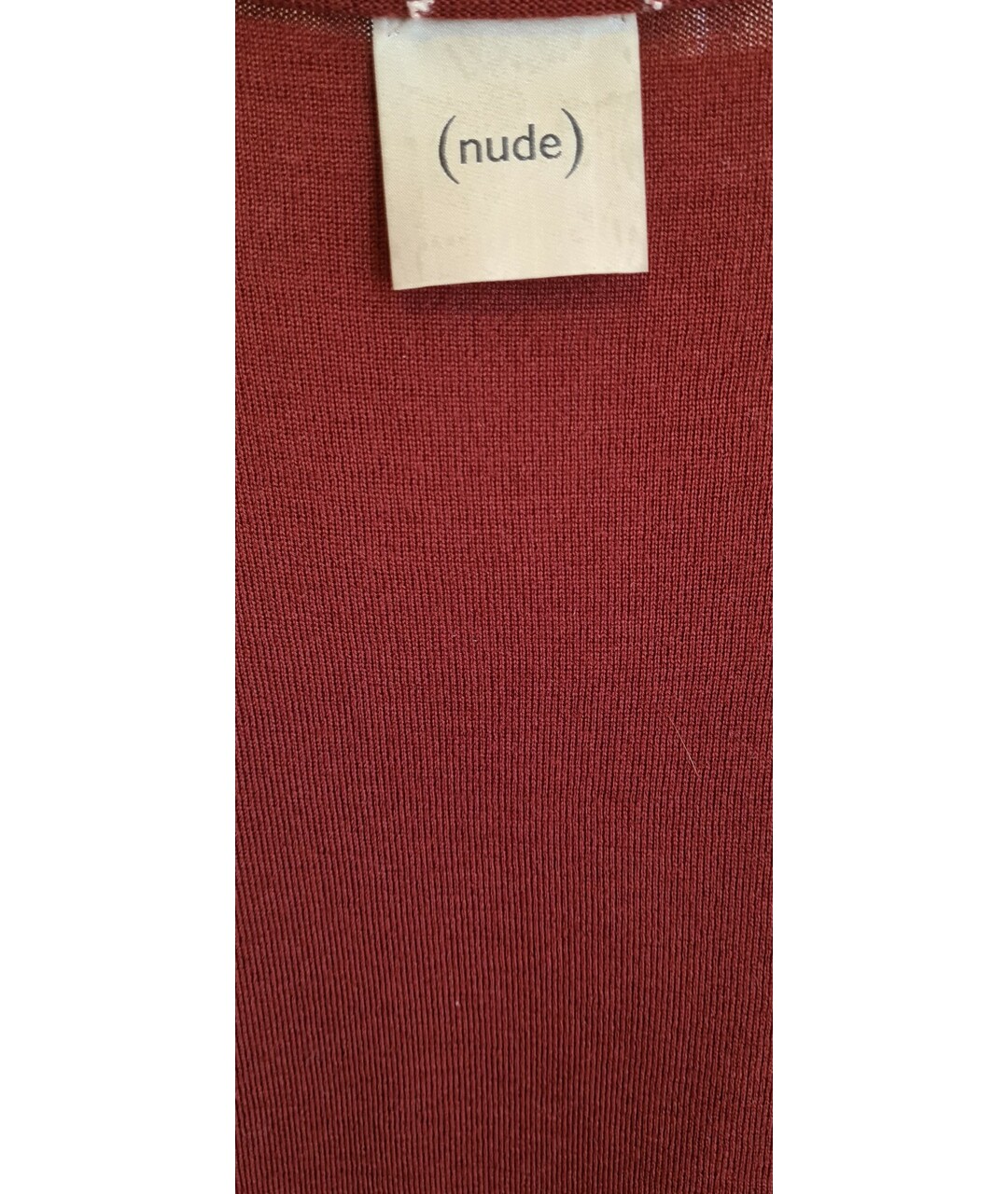 NUDE Бордовый шерстяной джемпер / свитер, фото 5