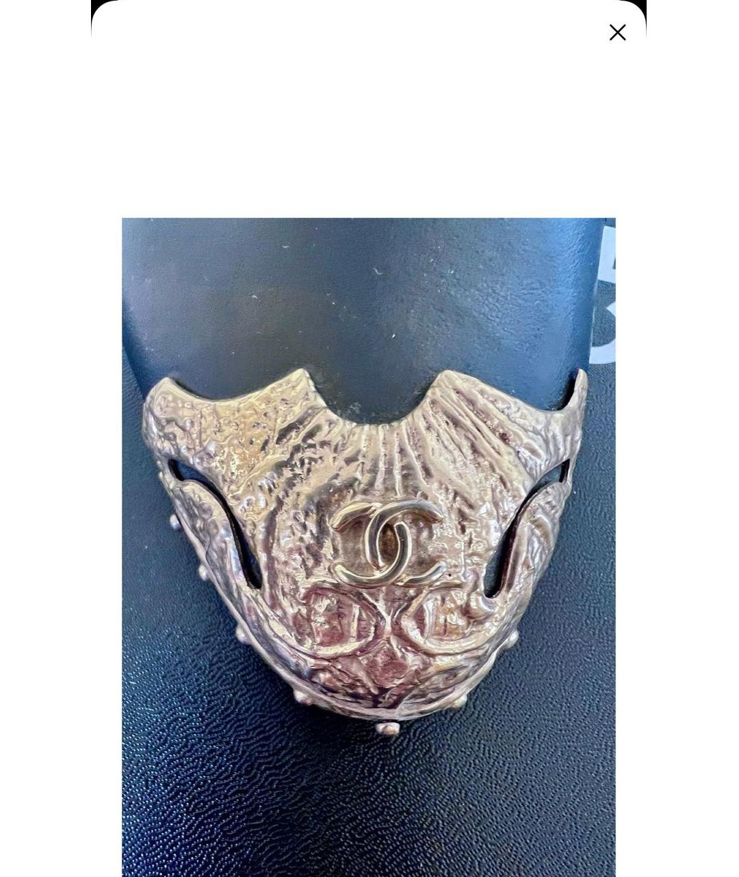 CHANEL Черные кожаные полусапоги, фото 8