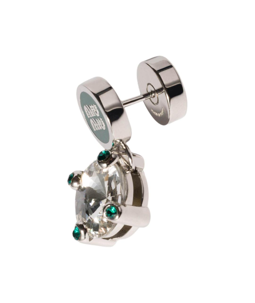 MIU MIU Мульти латунные серьги, фото 2