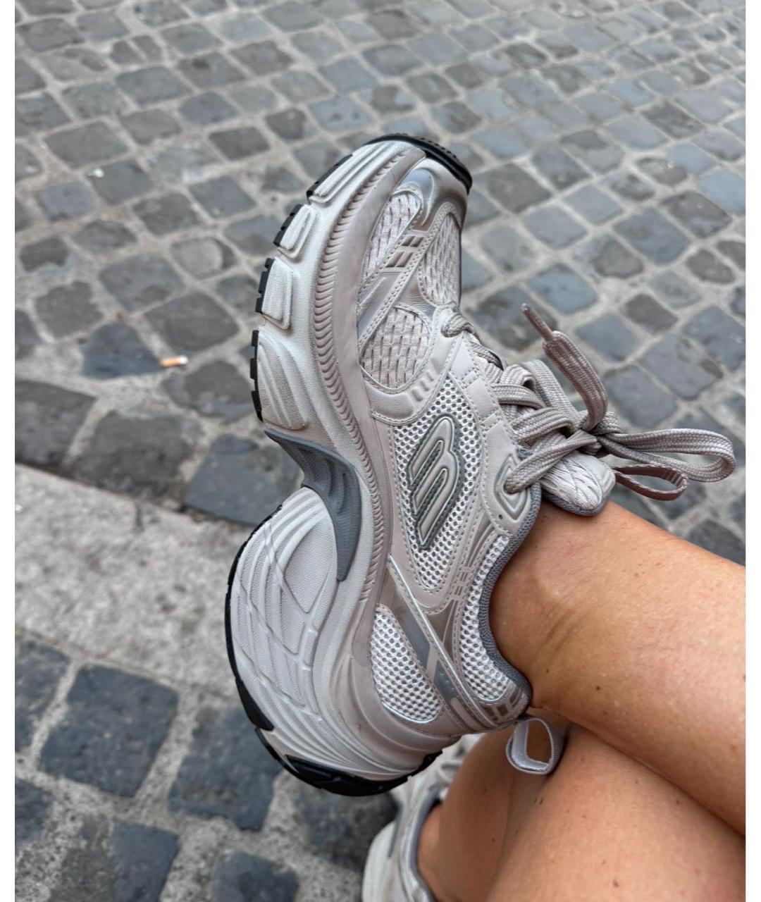 BALENCIAGA Бежевые кроссовки, фото 4