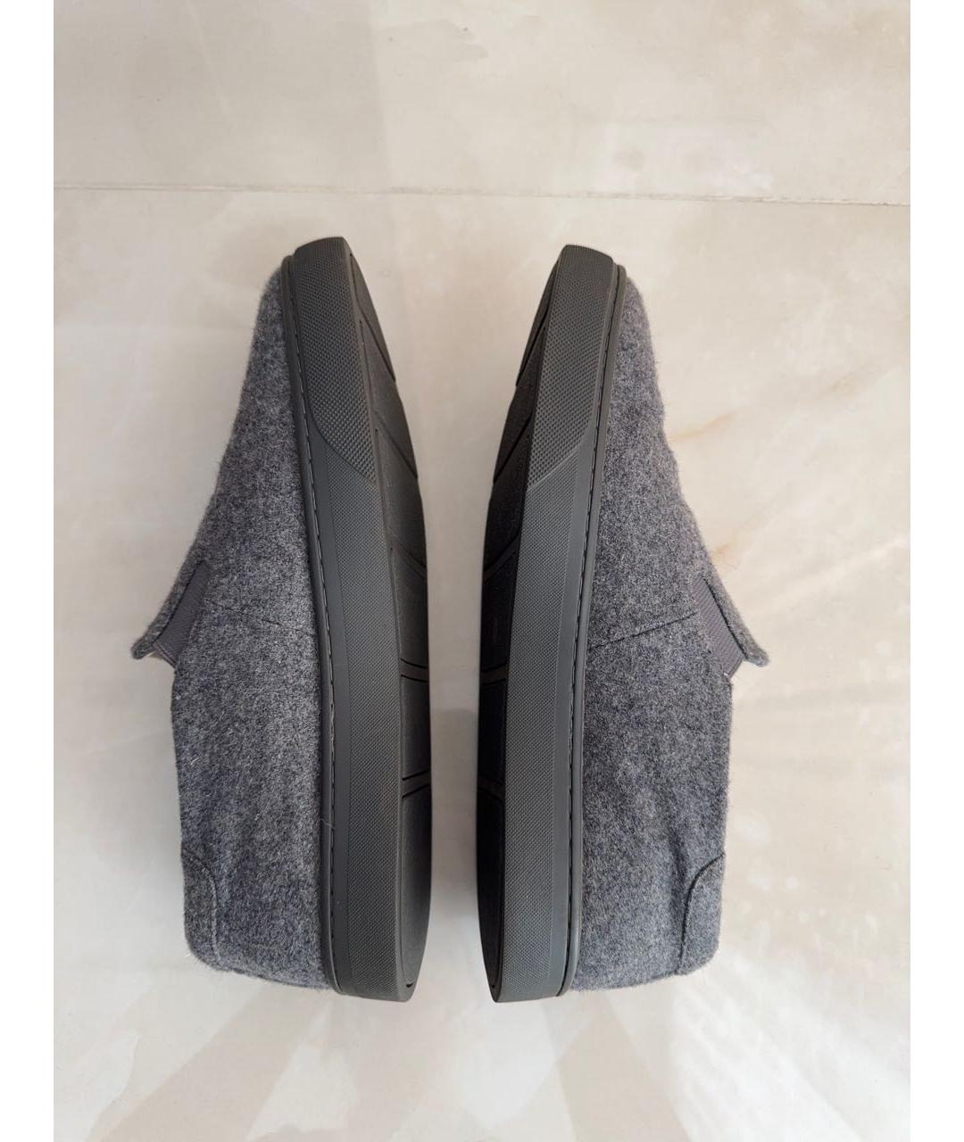 12 STOREEZ Серые кожаные лоферы, фото 7