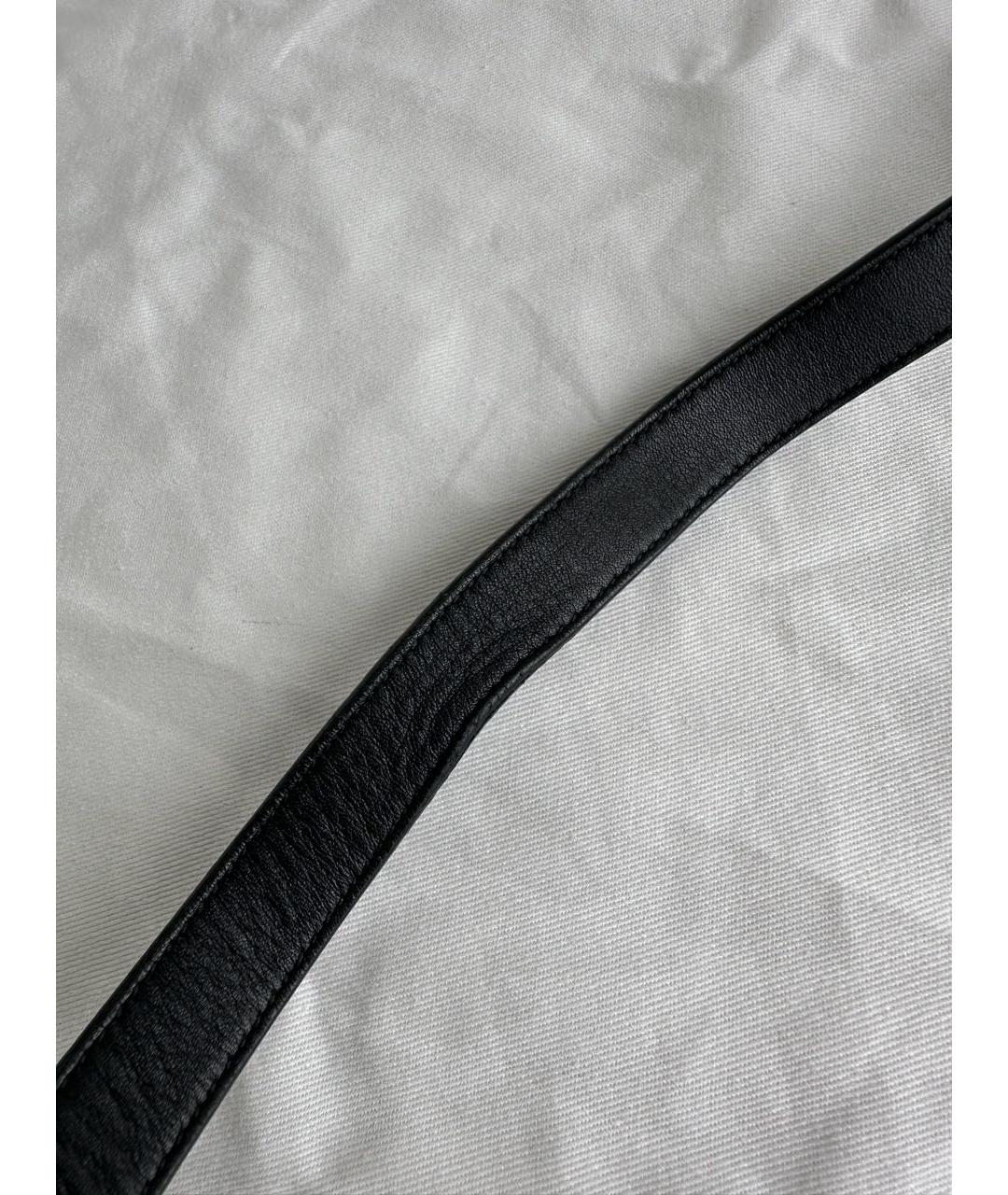 GUCCI Черный кожаный ремень, фото 8