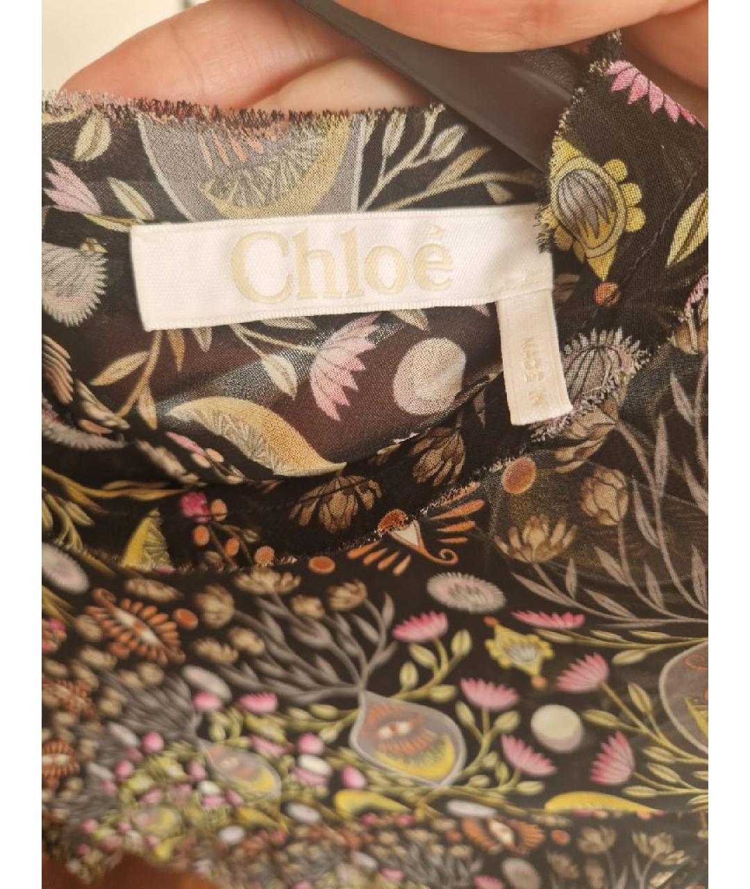 CHLOE Мульти вискозная блузы, фото 4