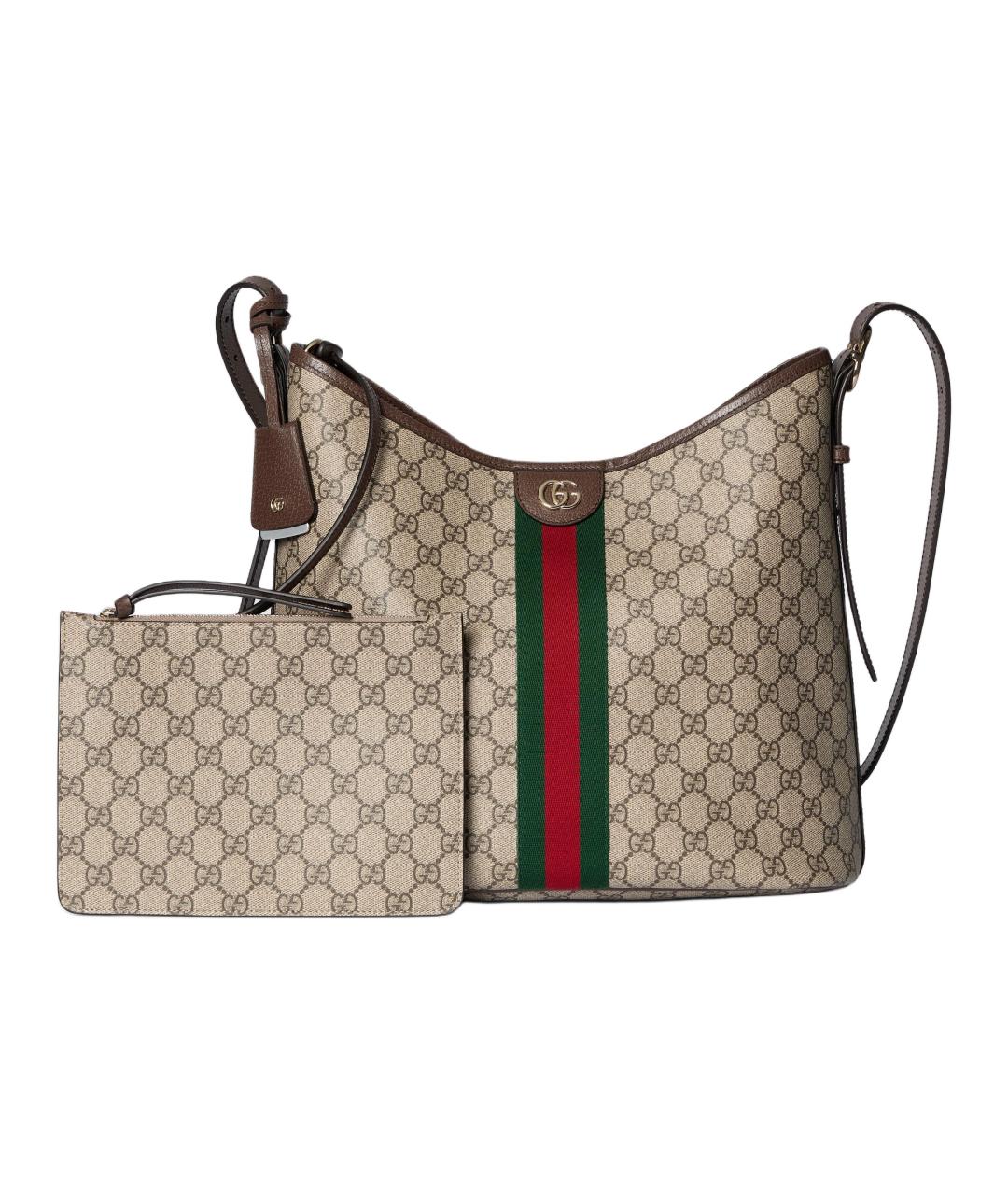 GUCCI Бежевая сумка через плечо, фото 3