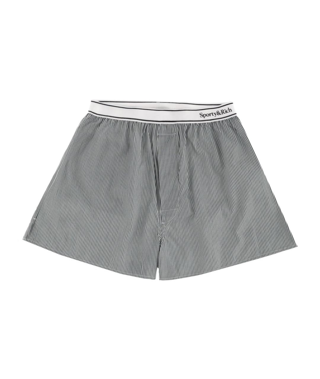 SPORTY AND RICH Мульти хлопковые шорты, фото 1