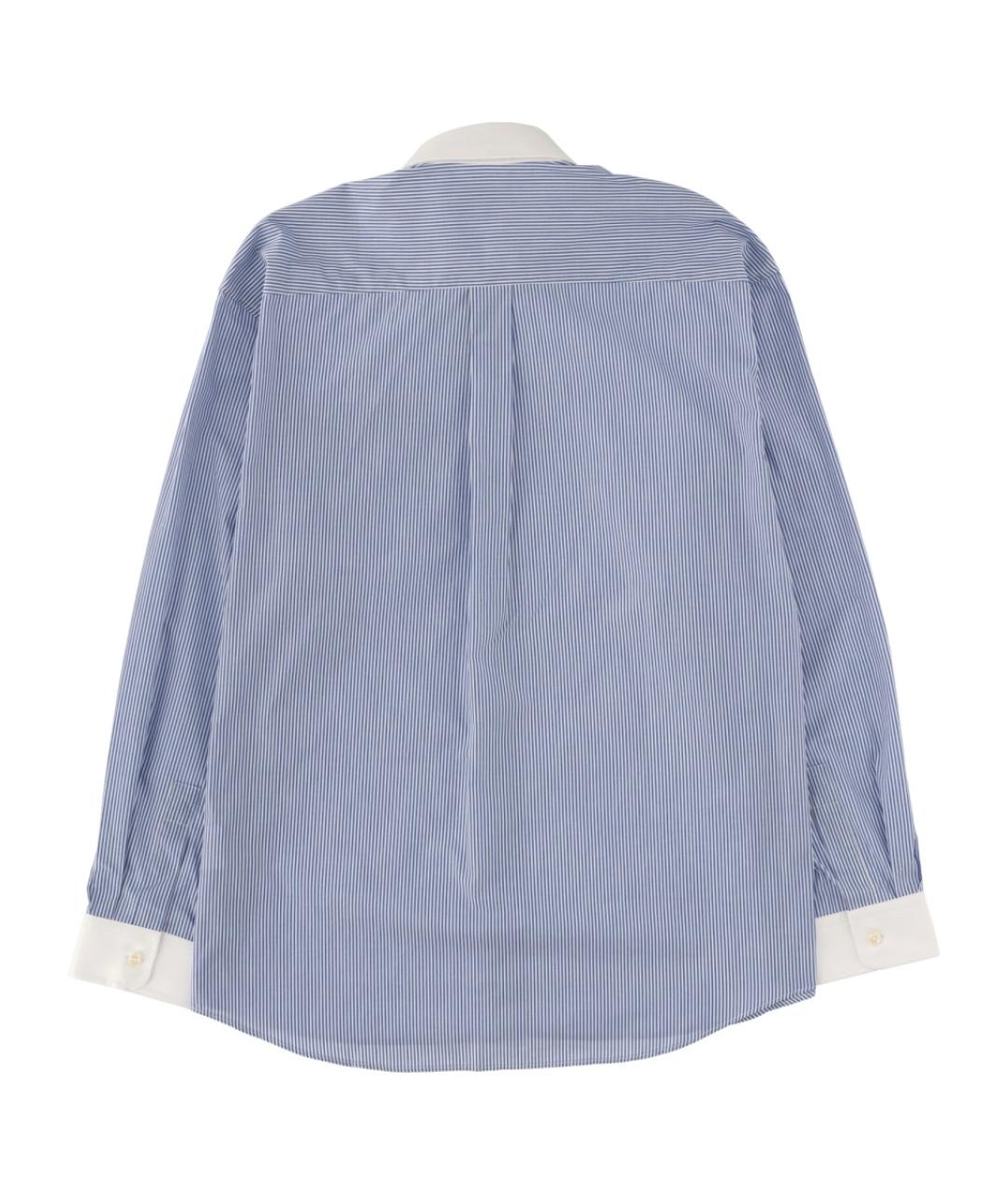 SPORTY AND RICH Синяя хлопковая рубашка, фото 2