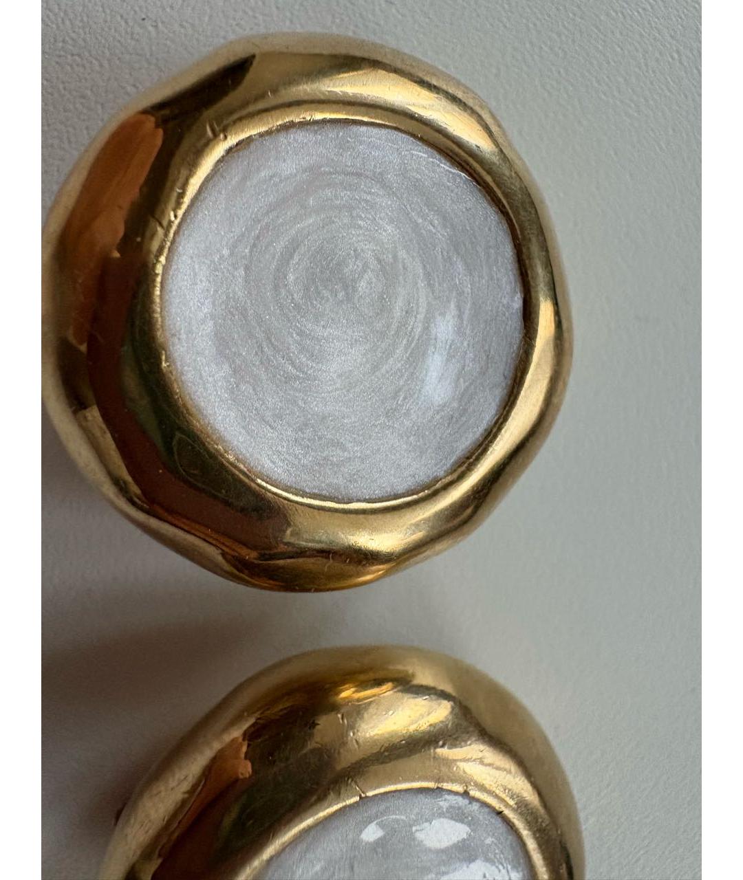 GIVENCHY Золотые металлические клипсы, фото 3