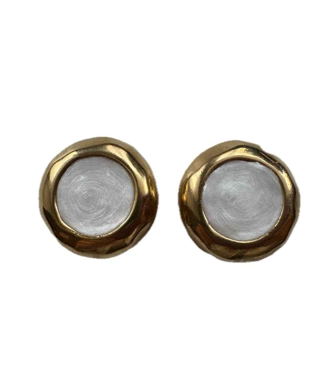 GIVENCHY Золотые металлические клипсы, фото 1