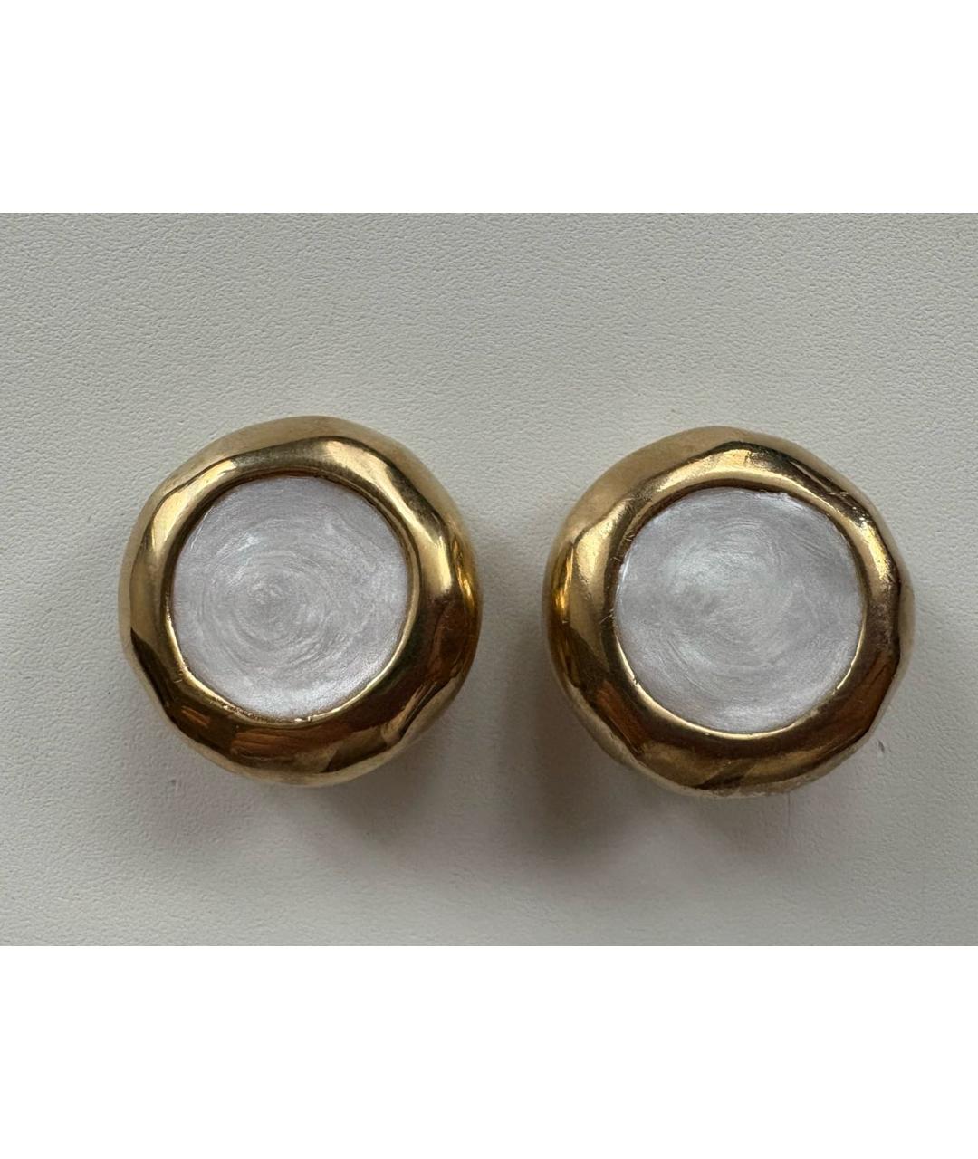 GIVENCHY Золотые металлические клипсы, фото 2