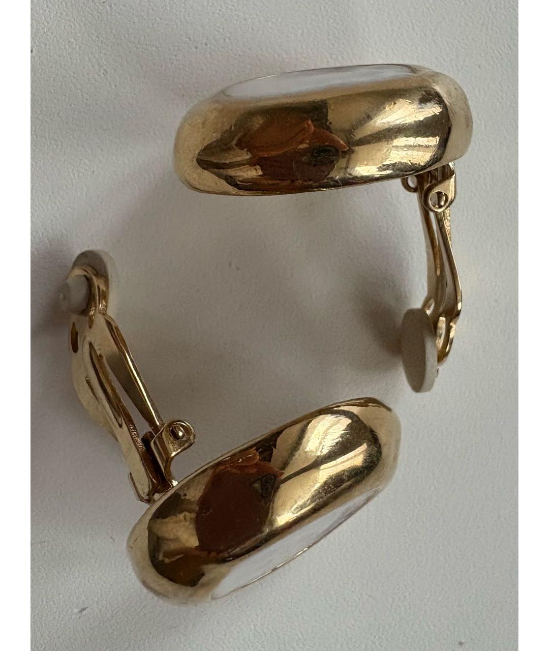 GIVENCHY Золотые металлические клипсы, фото 6