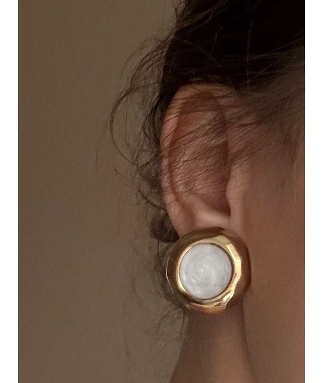 GIVENCHY Золотые металлические клипсы, фото 7