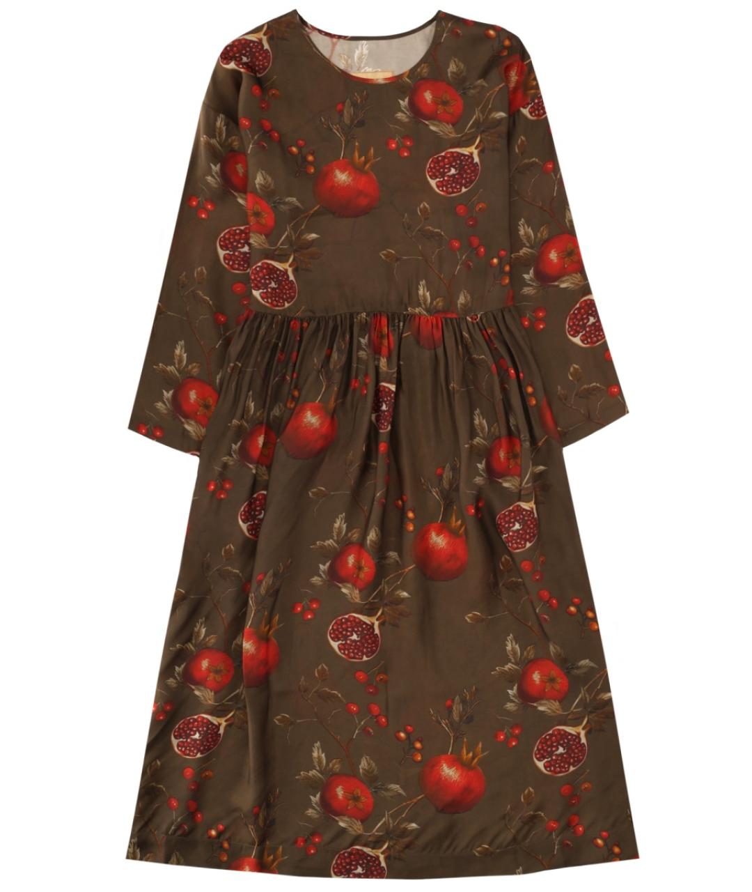 UMA WANG Мульти вискозное повседневное платье, фото 1