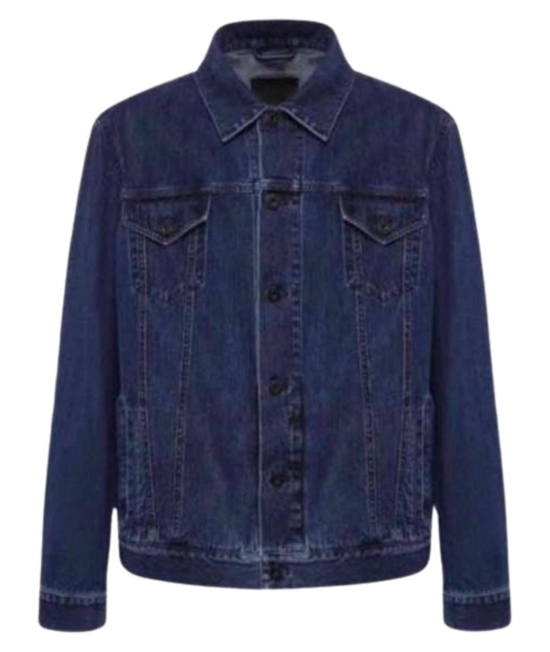 BRIONI Синяя деним куртка, фото 1