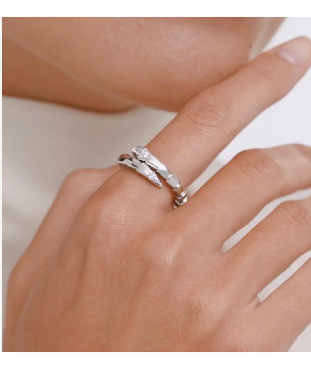 BVLGARI Серебряное кольцо из белого золота, фото 3