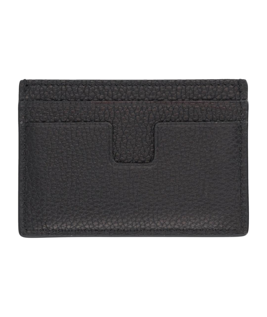 TOM FORD Черный кожаный кардхолдер, фото 2