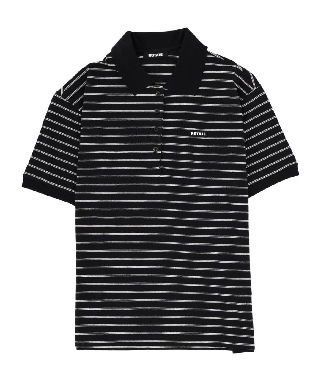 ROTATE Черная хлопковая футболка, фото 1