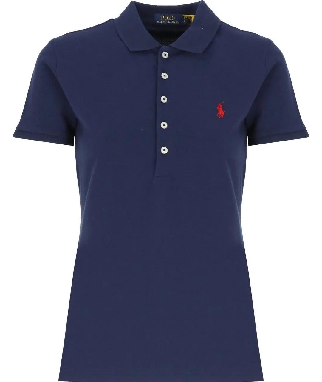 POLO RALPH LAUREN Синяя хлопковая футболка, фото 1