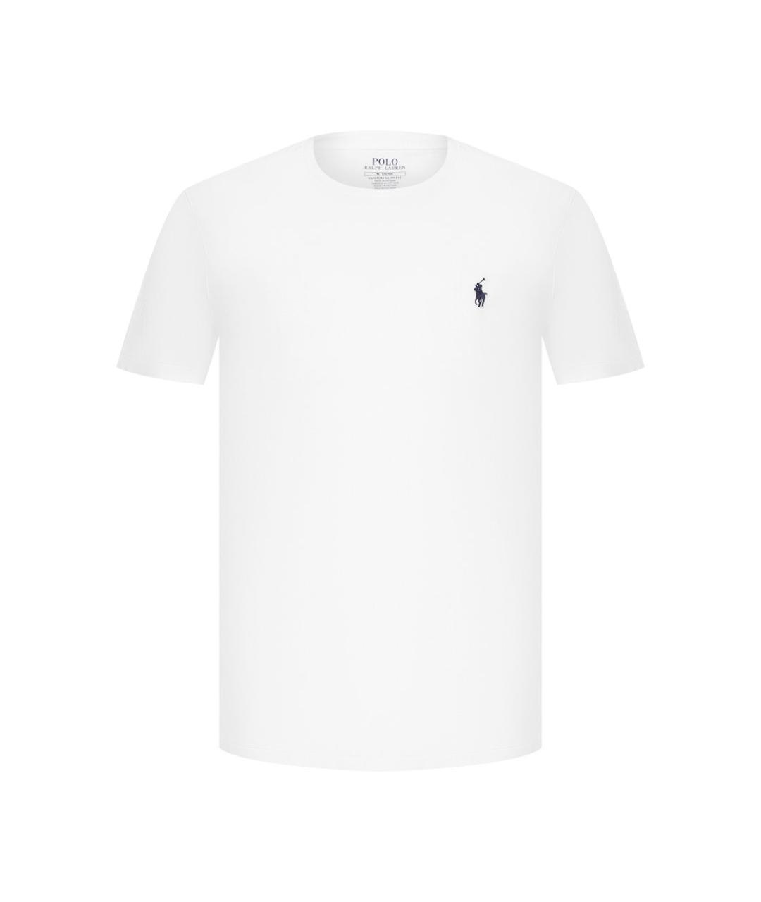 POLO RALPH LAUREN Белая хлопковая футболка, фото 1
