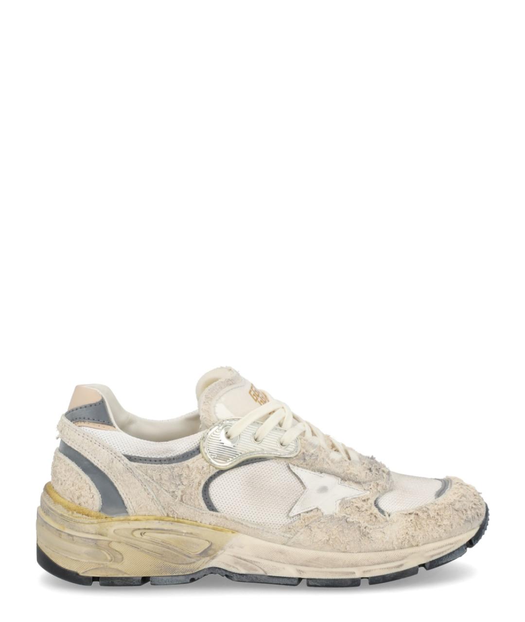 GOLDEN GOOSE DELUXE BRAND Белые замшевые кроссовки, фото 1