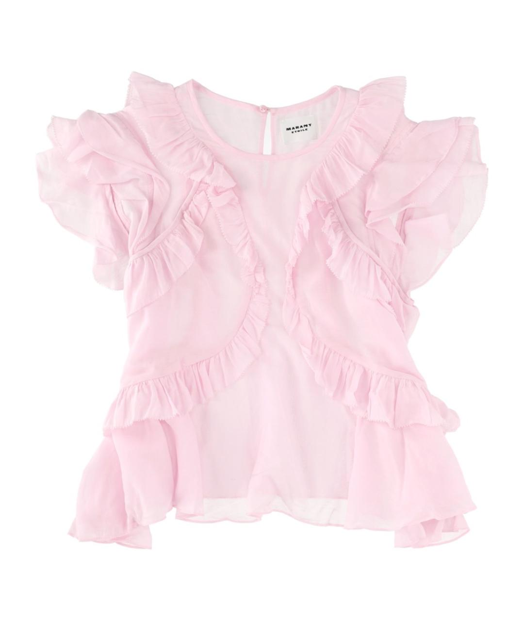 ISABEL MARANT ETOILE Розовая хлопковая блузы, фото 1