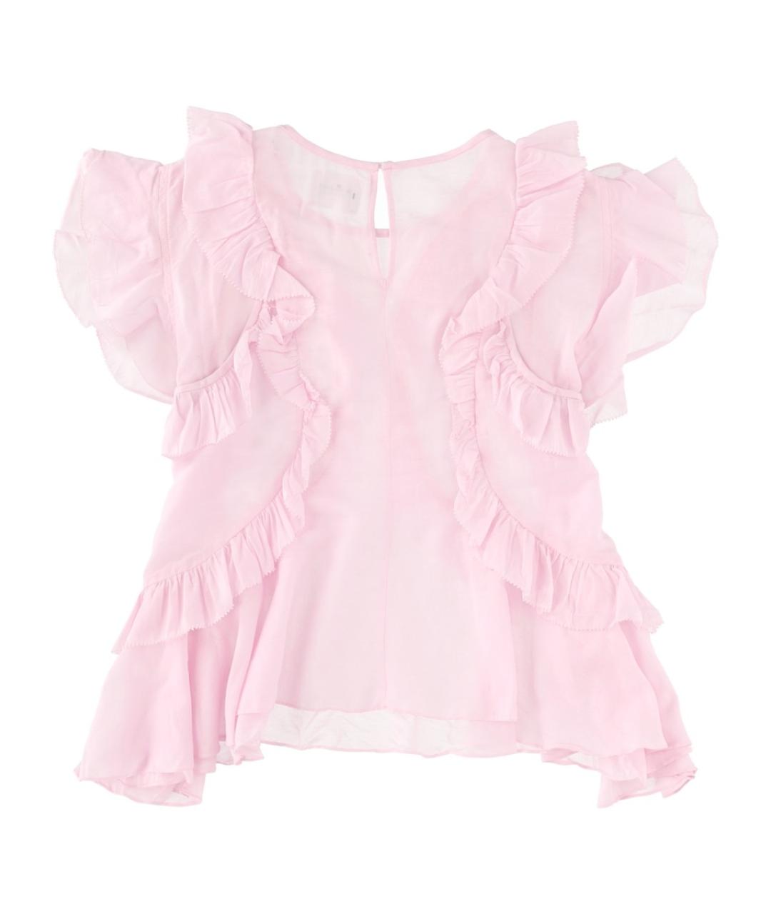 ISABEL MARANT ETOILE Розовая хлопковая блузы, фото 2