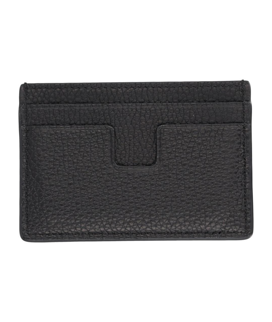 TOM FORD Черный кожаный кардхолдер, фото 2