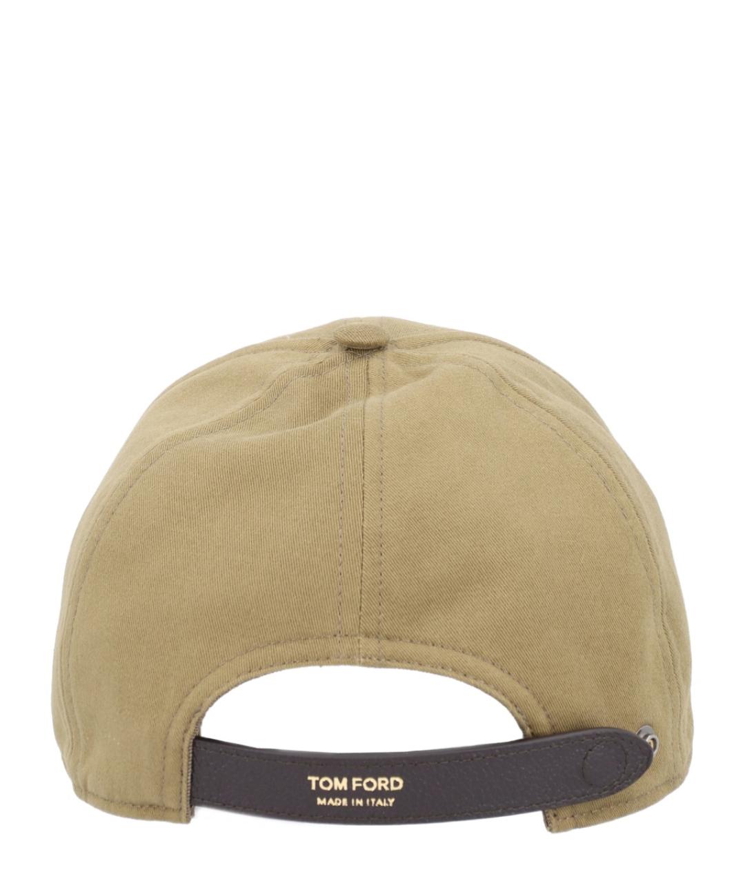 TOM FORD Бежевая хлопковая кепка/бейсболка, фото 3