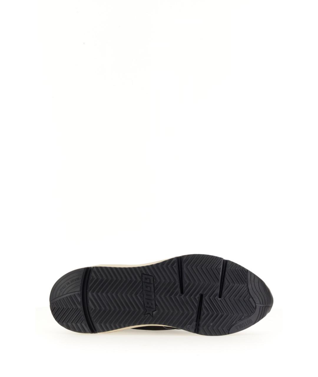 GOLDEN GOOSE DELUXE BRAND Черные текстильные низкие кроссовки / кеды, фото 6