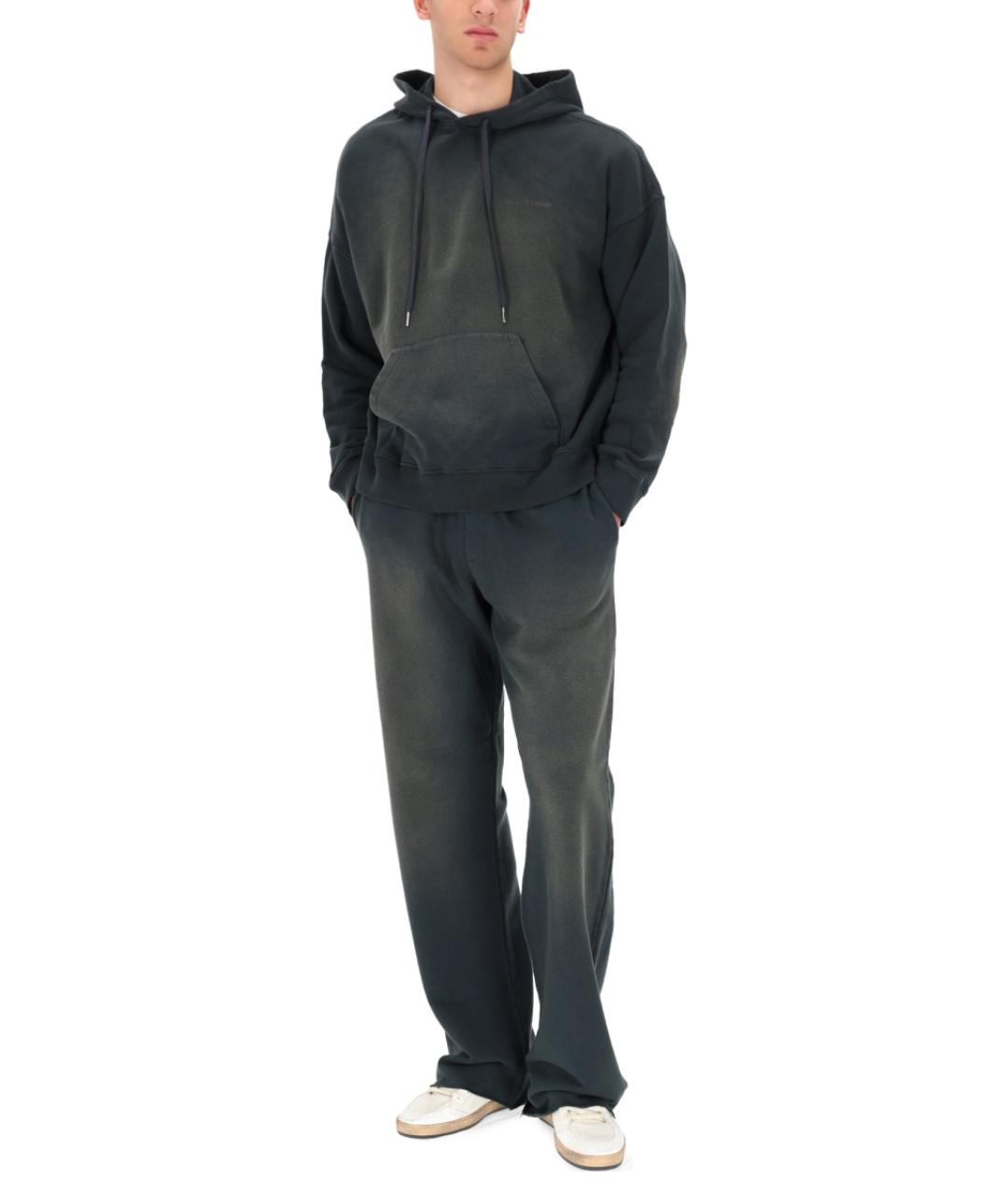 GOLDEN GOOSE DELUXE BRAND Черные хлопковые повседневные брюки, фото 4