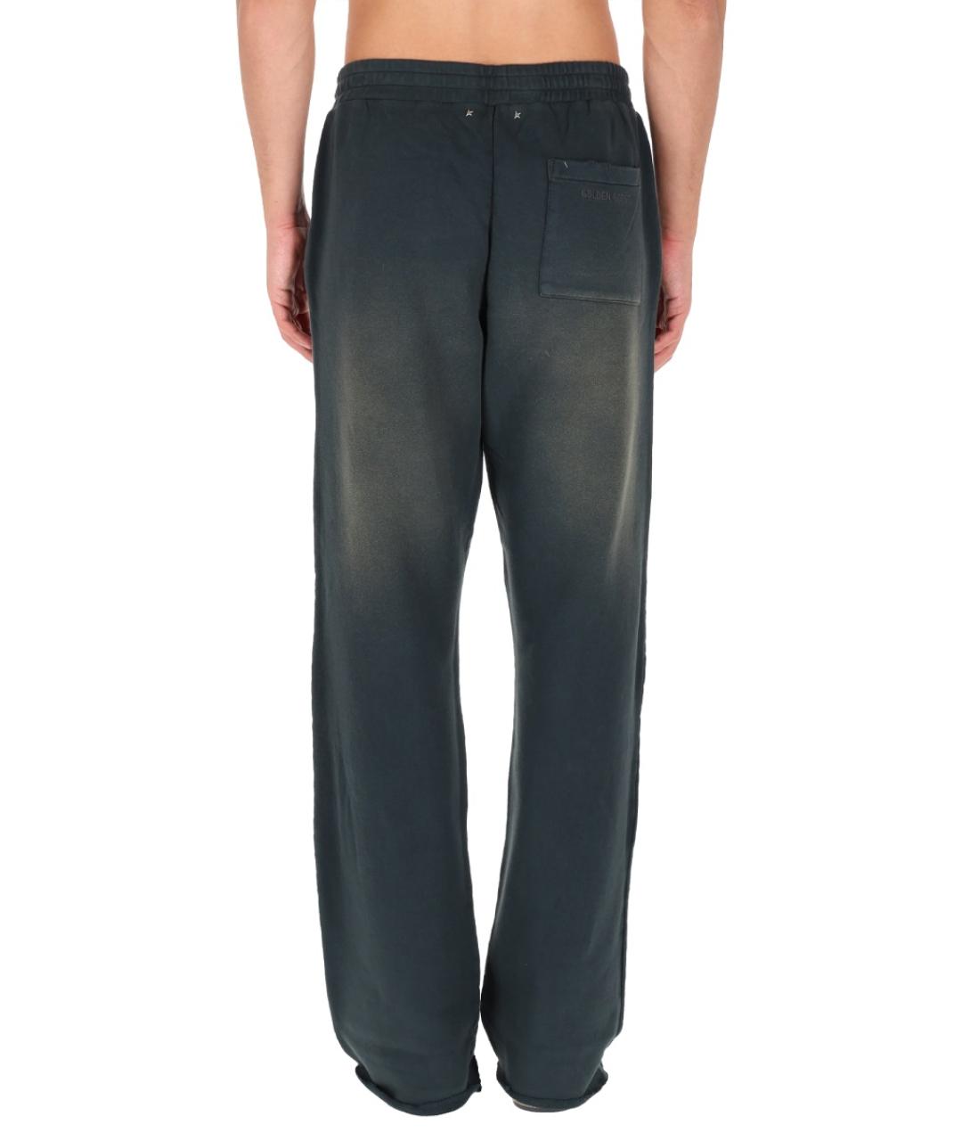 GOLDEN GOOSE DELUXE BRAND Черные хлопковые повседневные брюки, фото 6