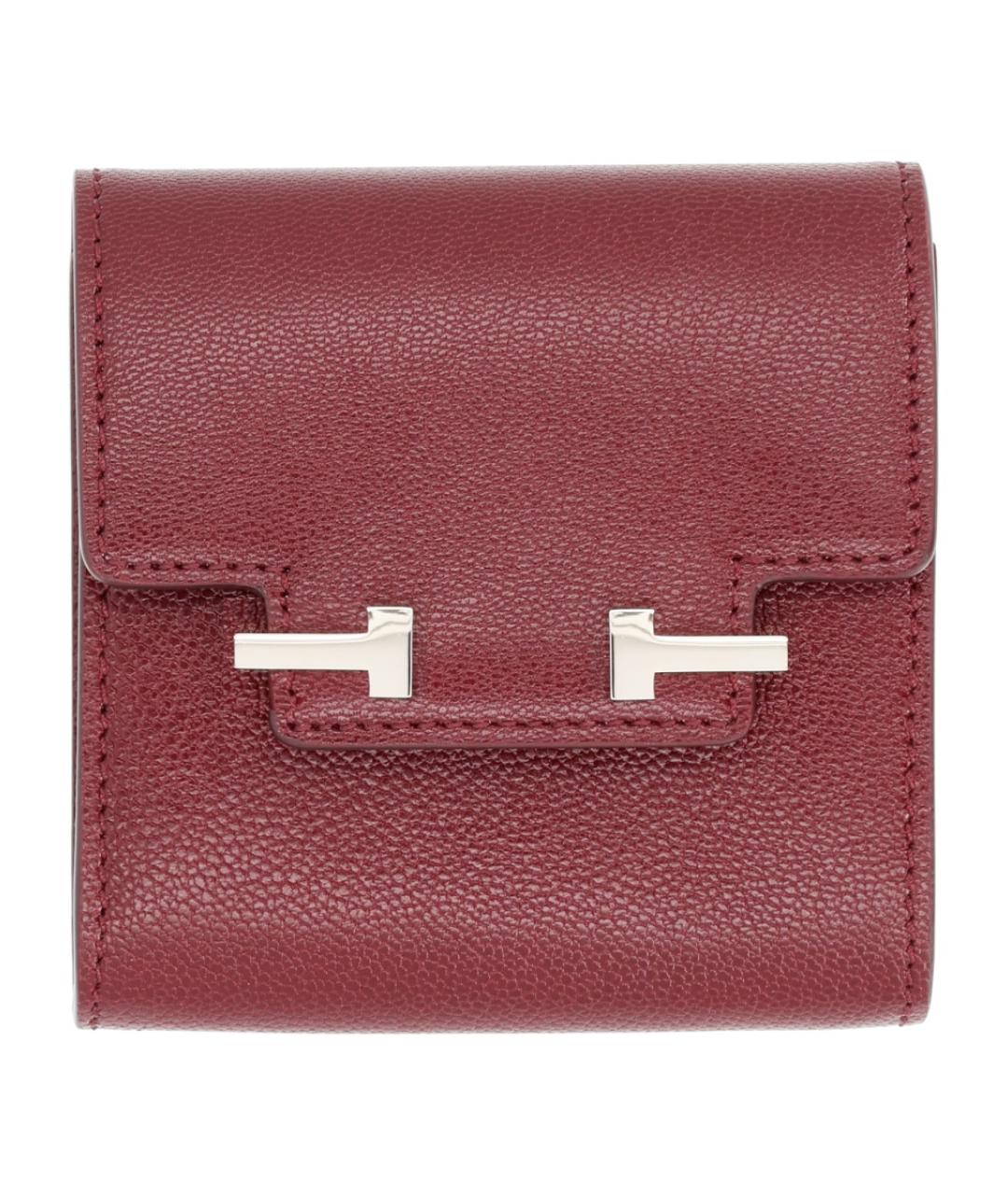 TOM FORD Красный кожаный кошелек, фото 1