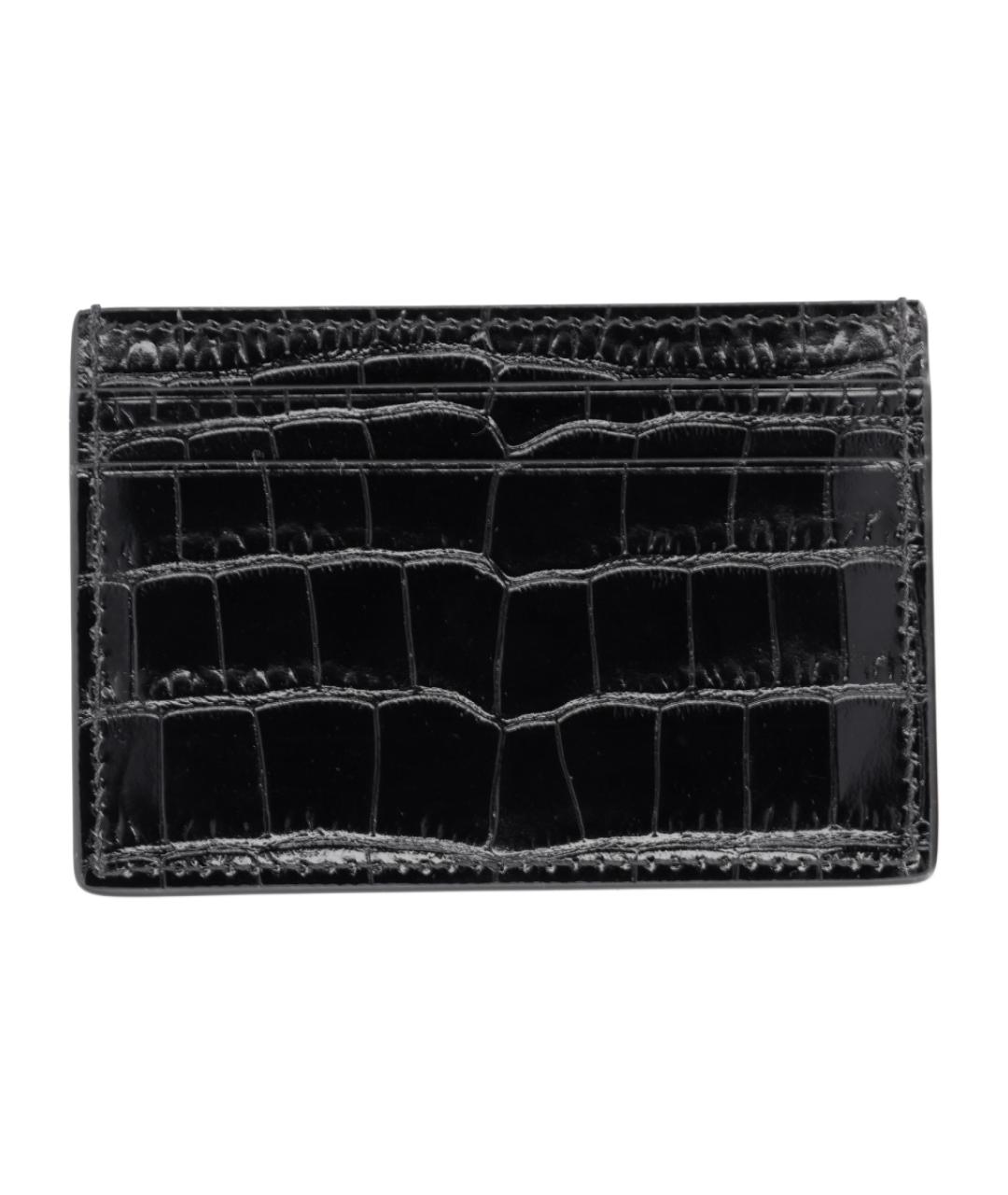 TOM FORD Черный кожаный кардхолдер, фото 2