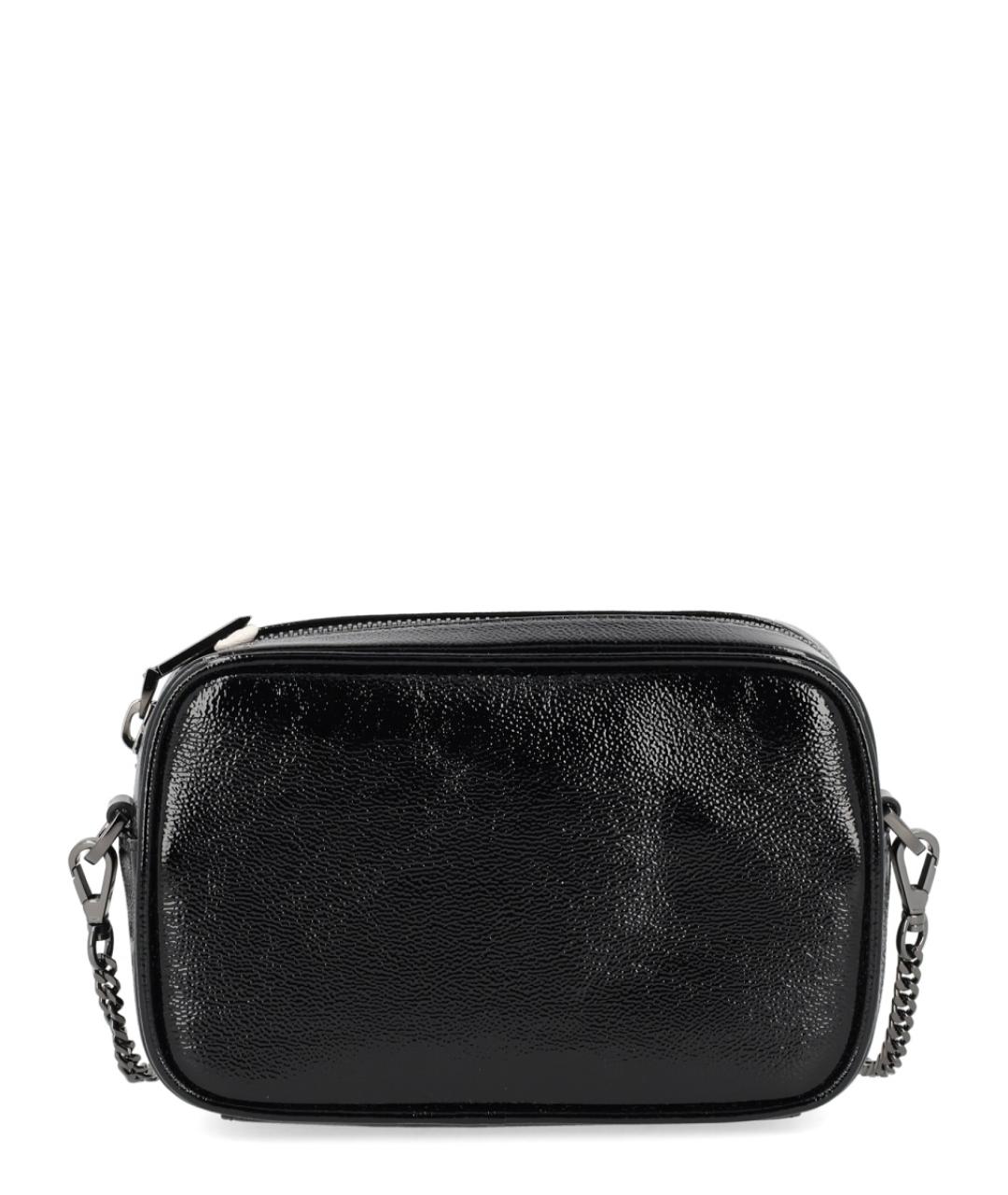 GOLDEN GOOSE DELUXE BRAND Черная кожаная сумка через плечо, фото 2