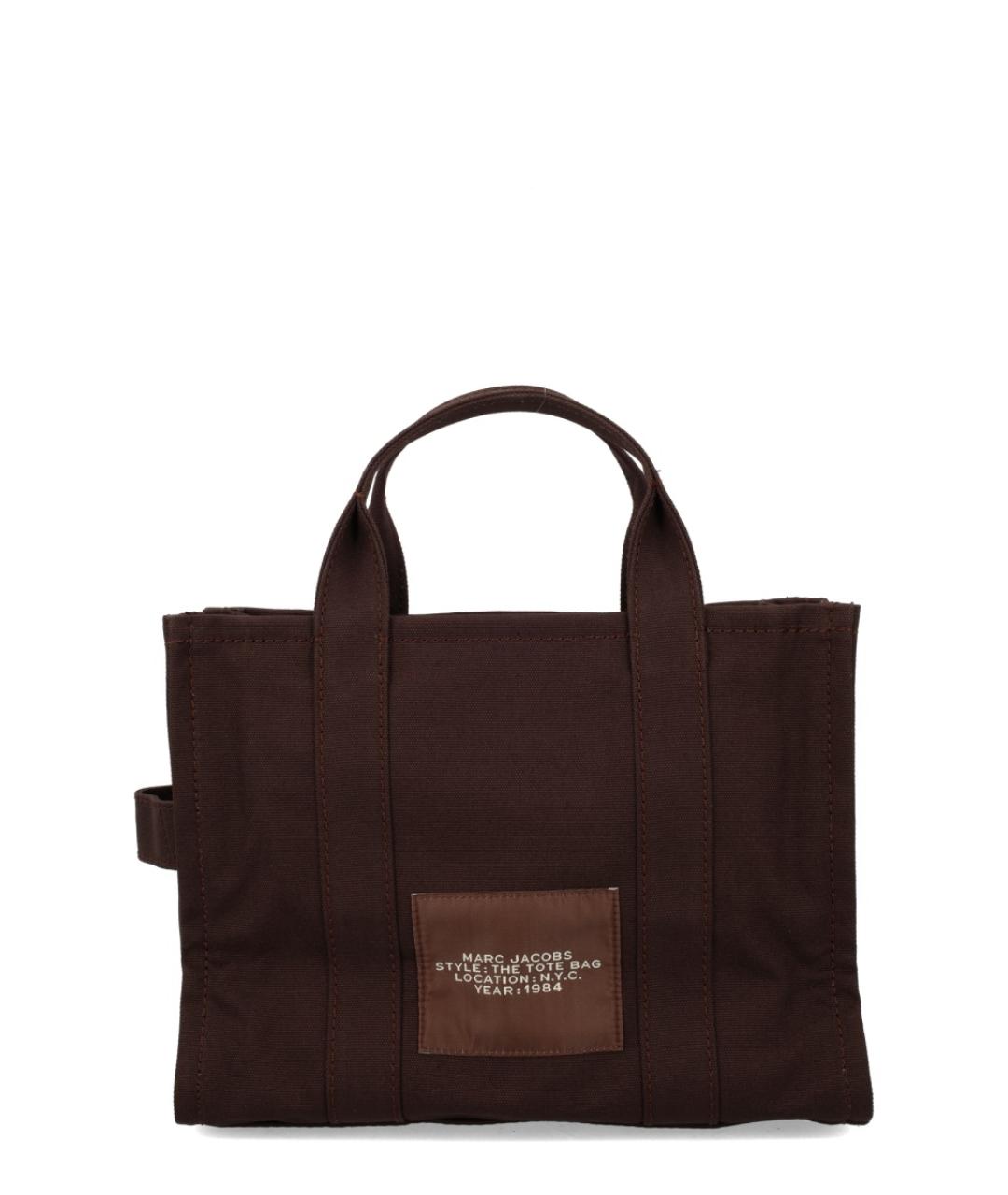 MARC JACOBS Коричневая хлопковая сумка тоут, фото 3