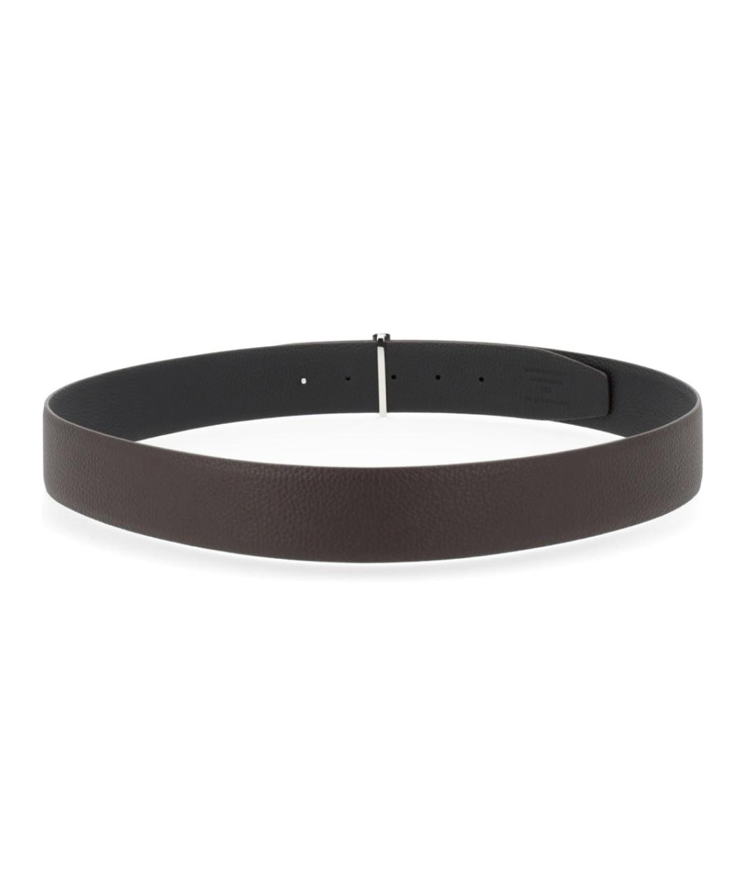 TOM FORD Коричневый кожаный ремень, фото 2