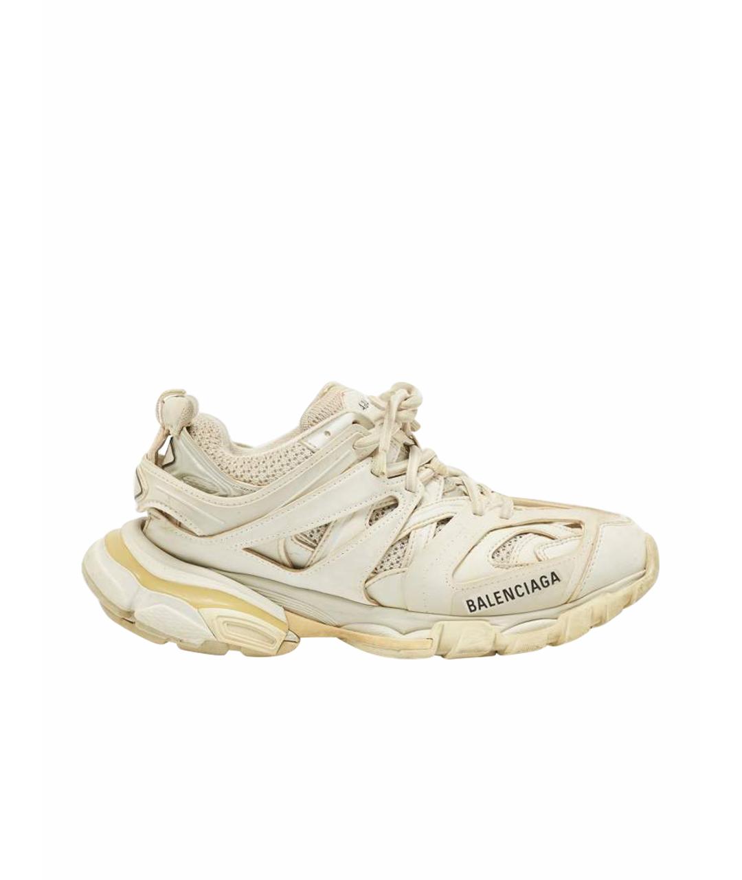 BALENCIAGA Белые кроссовки из искусственной кожи, фото 1