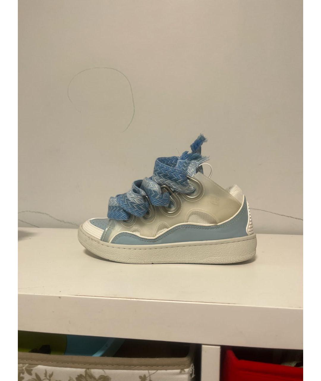 LANVIN Белые кожаные кеды, фото 8