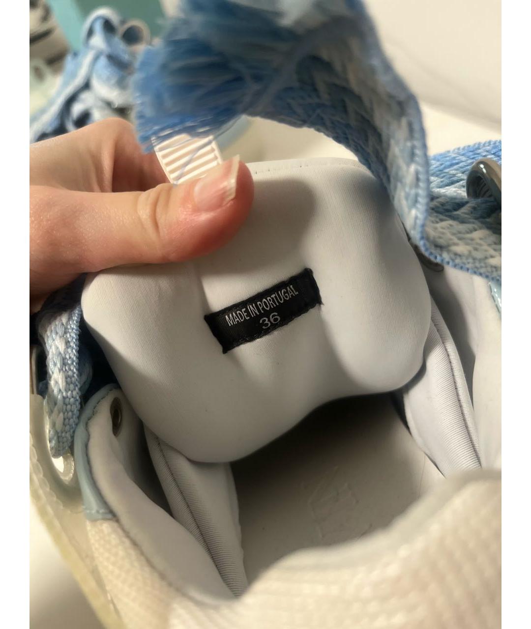 LANVIN Белые кожаные кеды, фото 5