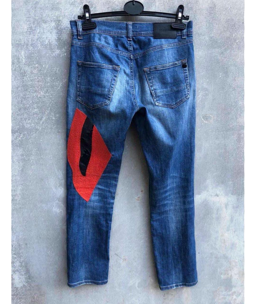 ICEBERG Хлопко-эластановые джинсы слим, фото 2