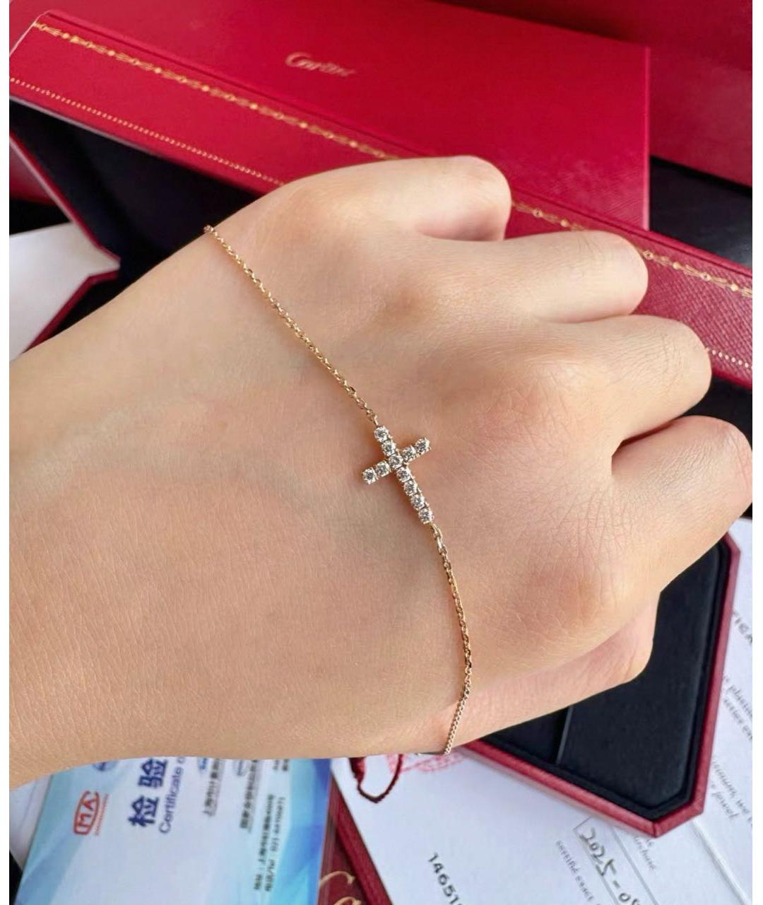 CARTIER Золотой браслет из розового золота, фото 4