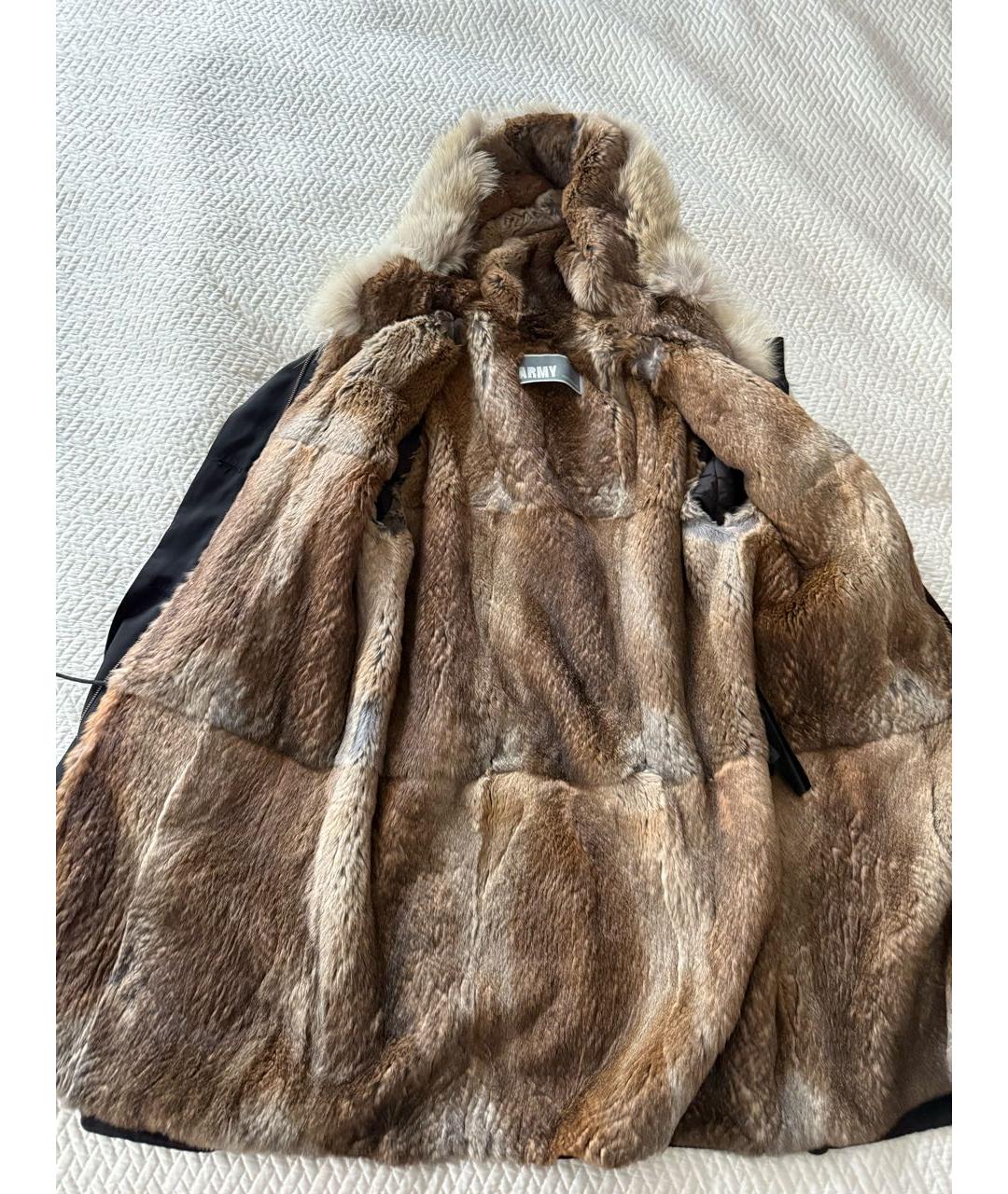 ARMY YVES SALOMON Черная парка, фото 4