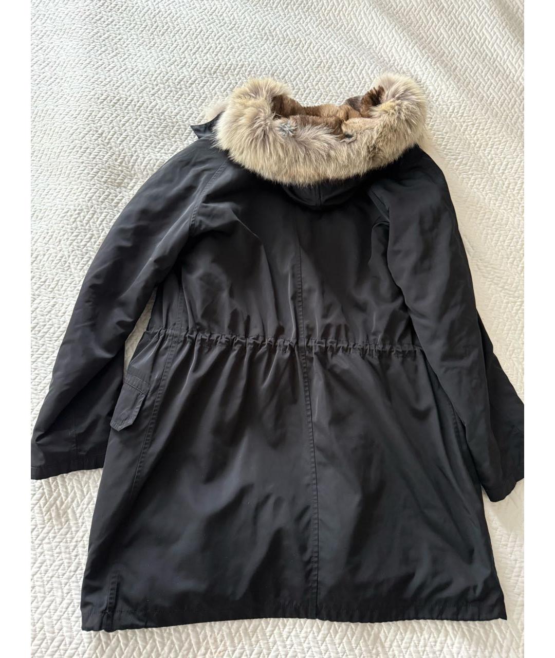ARMY YVES SALOMON Черная парка, фото 2