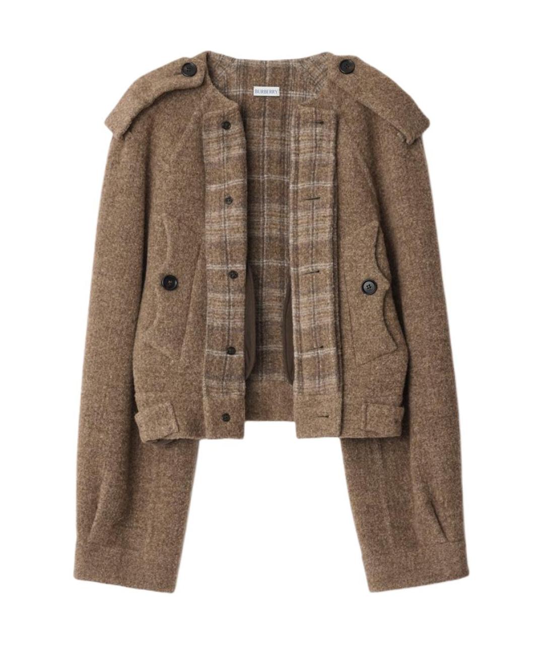 BURBERRY Коричневая куртка, фото 1