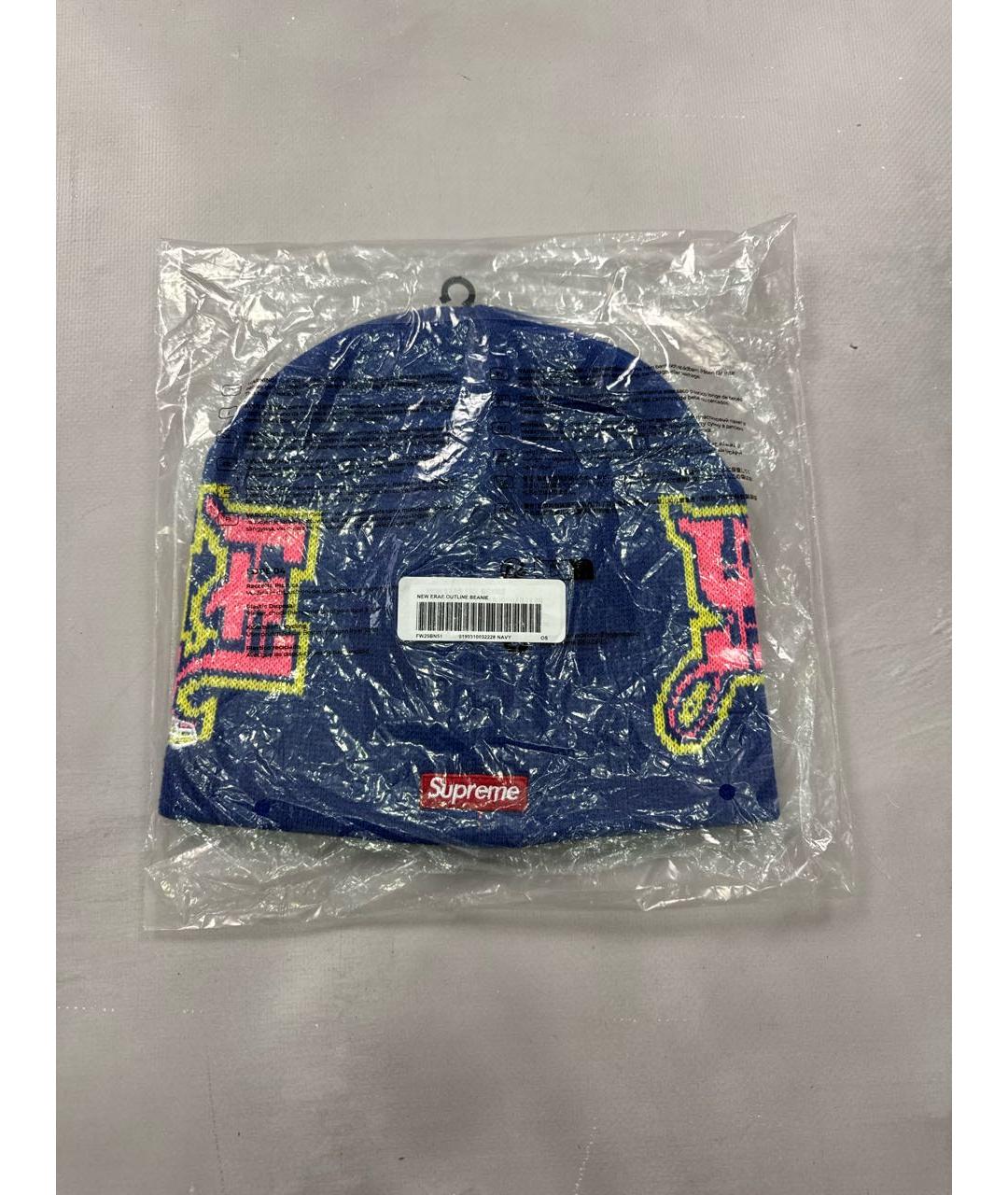 SUPREME Синяя шерстяная шапка, фото 4