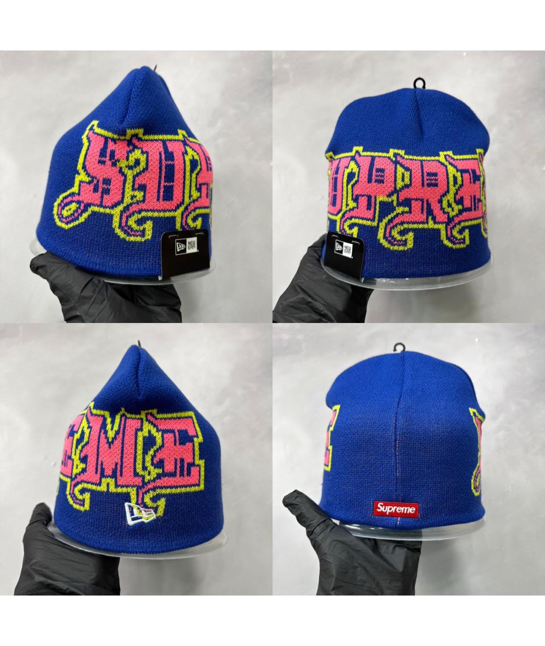 SUPREME Синяя шерстяная шапка, фото 8