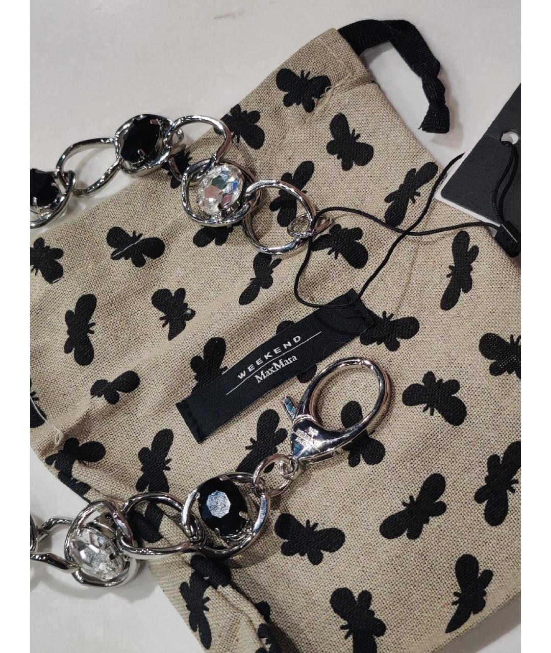 MAX MARA Серебряное металлическое колье, фото 3