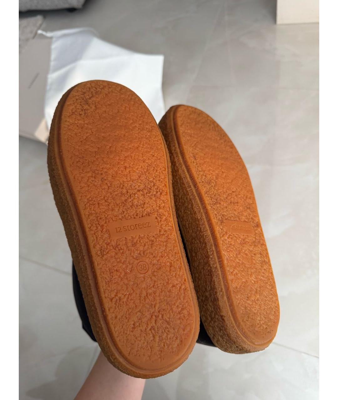 12 STOREEZ Черные полусапоги, фото 8