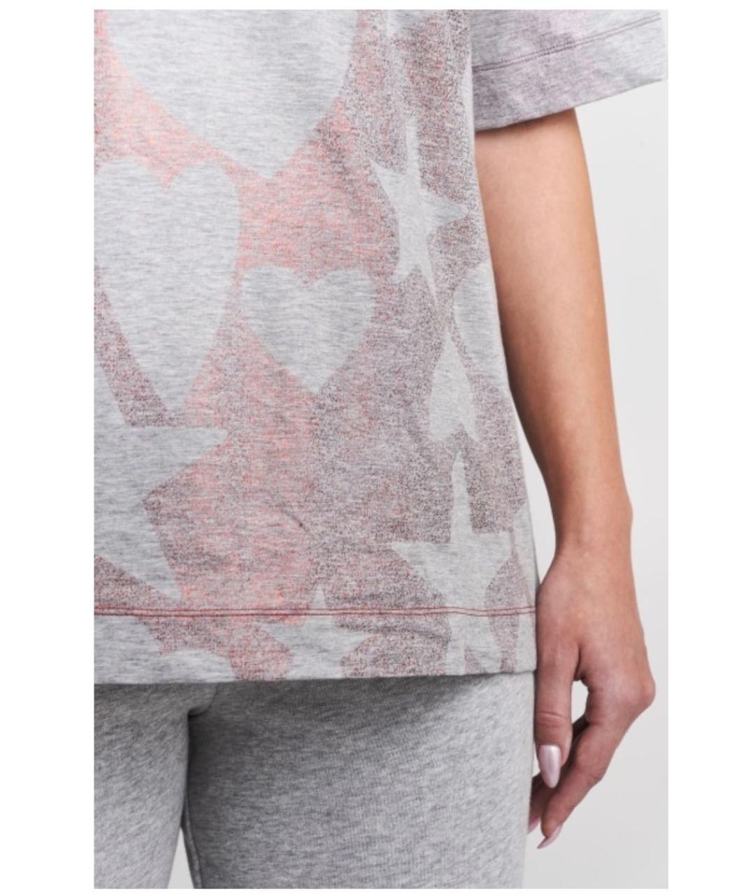 ESCADA Серая хлопковая футболка, фото 4