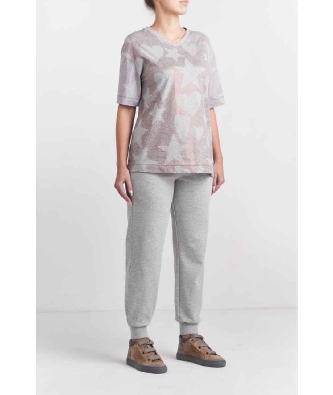 ESCADA Серая хлопковая футболка, фото 2