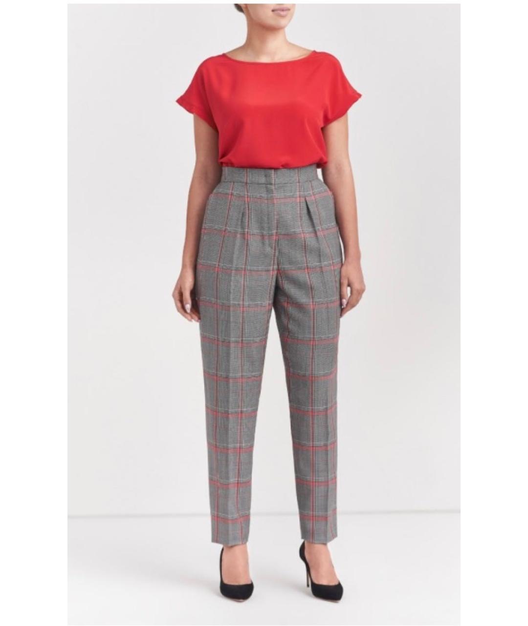 ESCADA Красная шелковая футболка, фото 3